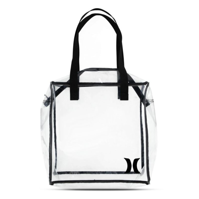 Bolso Tote Hurley Transparente con Cremallera