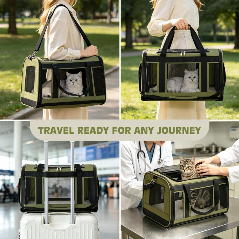 Transportín Hannadepot XL plegable hasta 10 kg