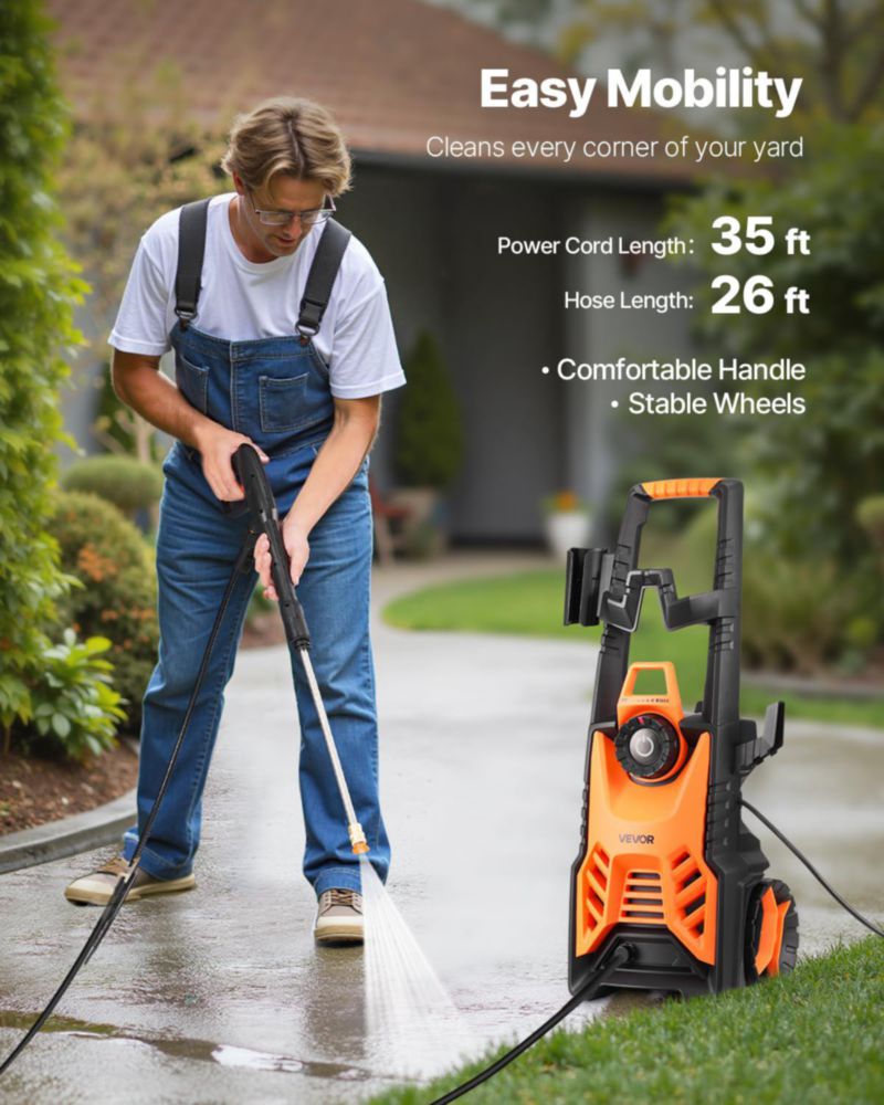 Hidrolavadora VEVOR 4500 PSI 3.2 GPM Ajustable