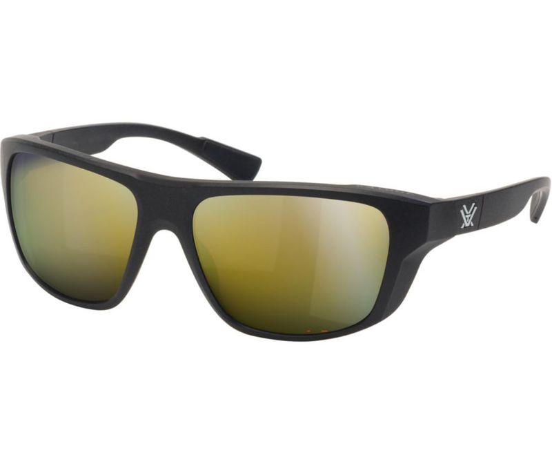 Gafas de Sol Vortex Jackal Marco Negro Lente Ámbar con Espejo Dorado