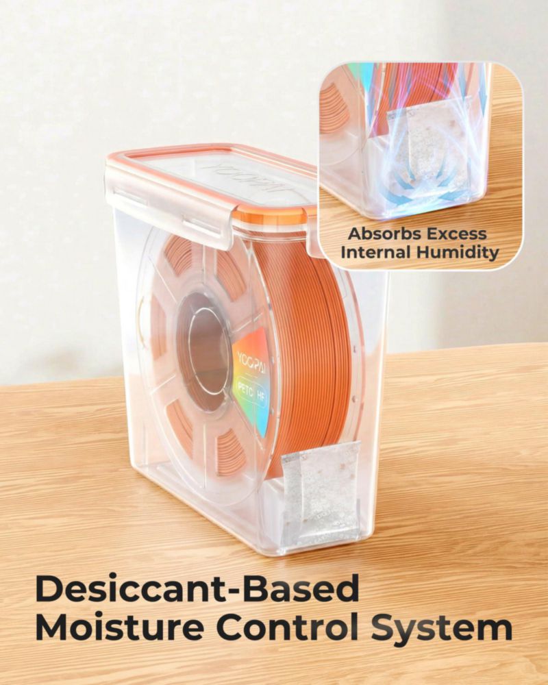 Caja hermética de almacenamiento de filamento YOOPAI 1 kg (pack de 4)
