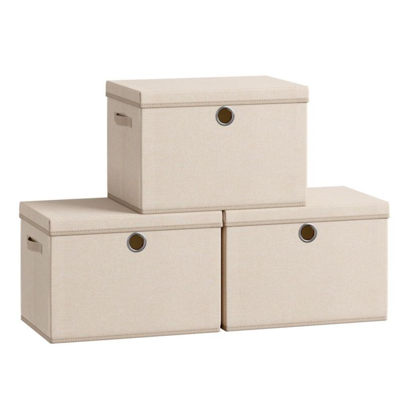 Juego de 3 cajas de almacenamiento plegables SONGMICS de 41 cuartos