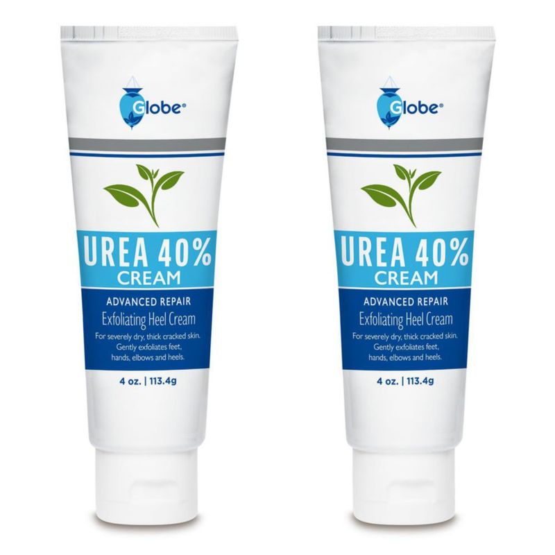 Crema Globe Urea con 40% de hidratación intensiva 240 ml (paquete de 2)
