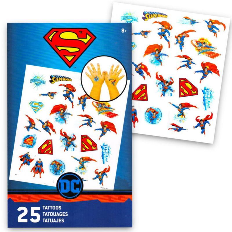 Tatuajes temporales Marvel 150 piezas - Pack de superhéroes
