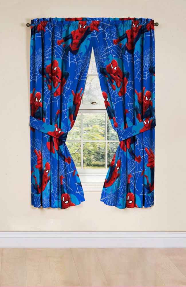 Cortina Jay Franco Spiderman 150 cm – Conjunto de 4 piezas
