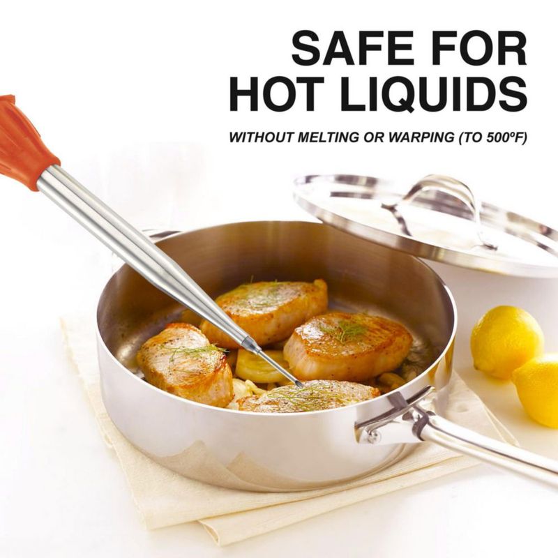 Inyector para Pavo HIC Kitchen 33 cm 60 ml Acero Inoxidable
