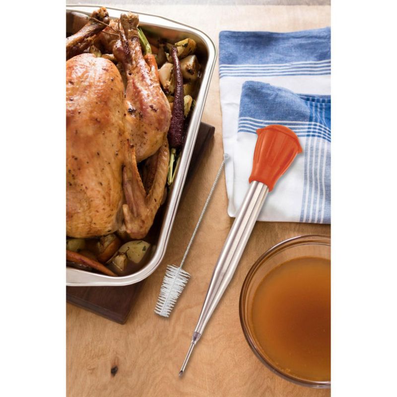 Inyector para Pavo HIC Kitchen 33 cm 60 ml Acero Inoxidable