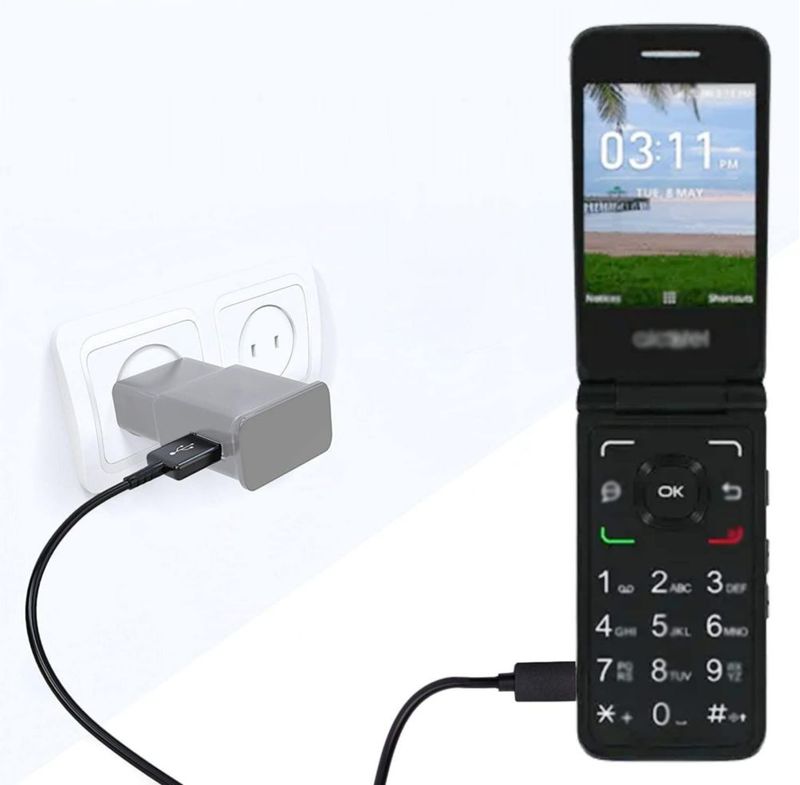 Cable USB Boda 15 m para Transferencia de Datos y Carga en Teléfonos Alcatel