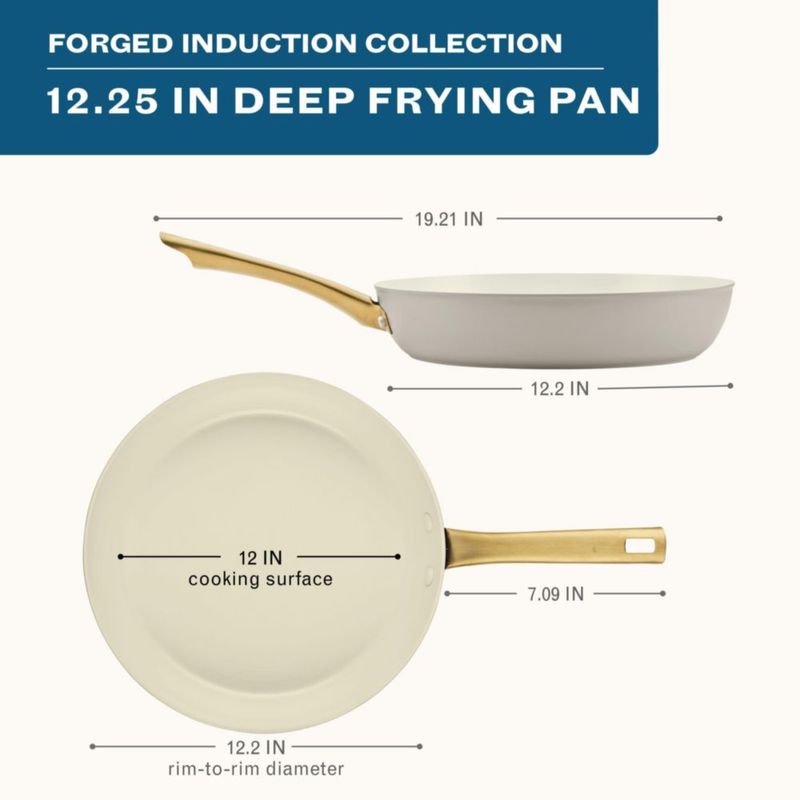 Sartén Farberware 31 cm Cerámica Antiadherente Color Taupe