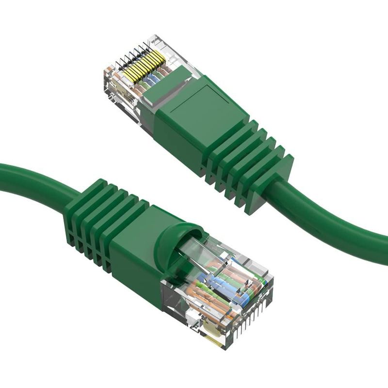 Cable Ethernet Futureonics Cat6 1 m Verde (Paquete de 10)