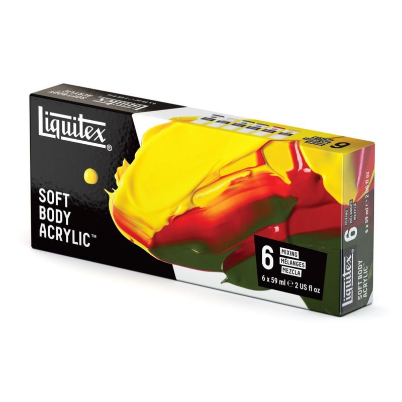 Set de Mezcla de Pintura Acrílica Liquitex 6 x 59 ml
