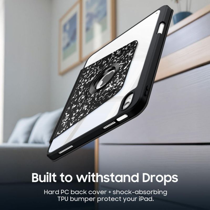 Funda giratoria FINTIE para iPad 11"/10.9" con soporte para Apple Pencil