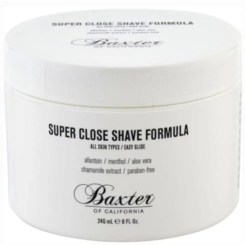 Crema de afeitar Baxter of California Super Close Shave 240 ml para hombres