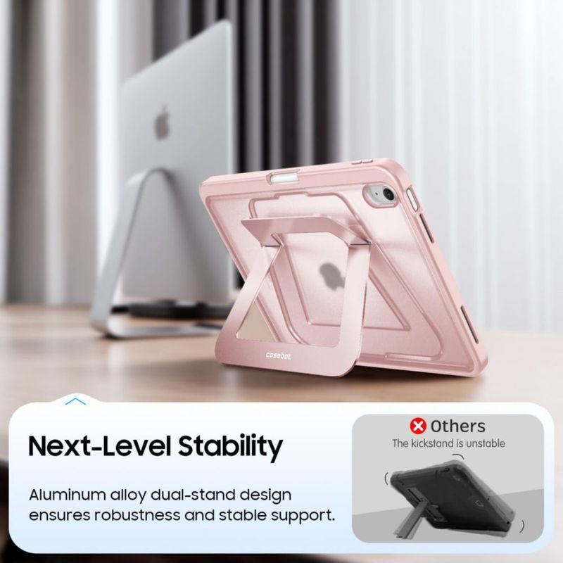 Funda FINTIE para iPad 11"/10.9" a prueba de golpes con soporte plegable