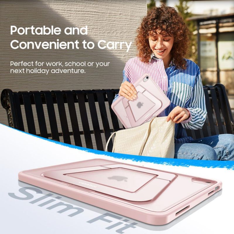 Funda FINTIE para iPad 11"/10.9" a prueba de golpes con soporte plegable
