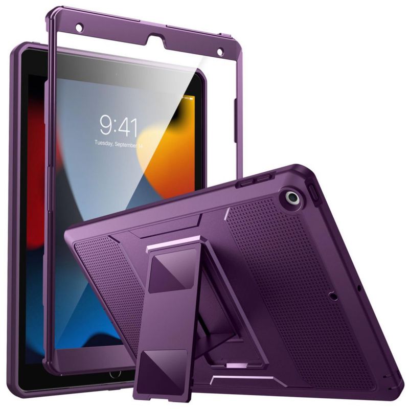 Funda MoKo para iPad de 102" 9ª/8ª/7ª generación - Morado oscuro
