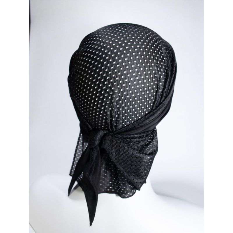 Bandana Dri Sweat Flex de Ropa Activa con Malla – Negra