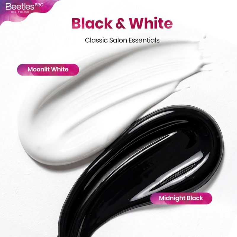 Gel de pintura Beetles Negro y Blanco 4 g