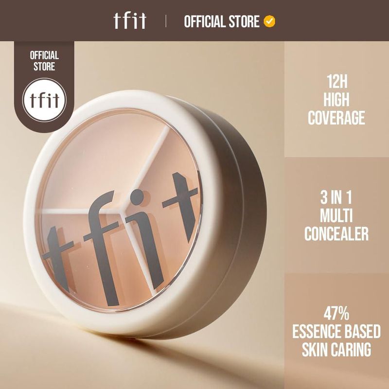 Paleta de correctores TFIT Cover Up Pro 3 en 1 de cobertura total
