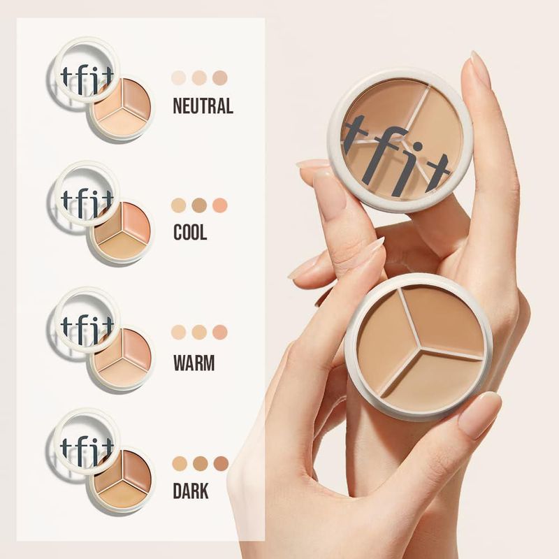 Paleta de correctores TFIT Cover Up Pro 3 en 1 de cobertura total