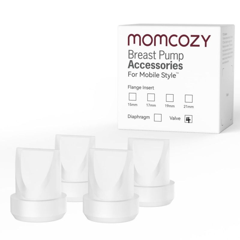 Juego de 4 válvulas de repuesto para bomba de leche Momcozy M6