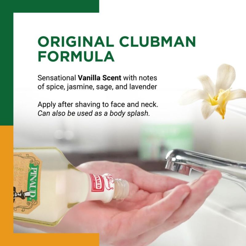 Loción para después del afeitado Clubman Pinaud Classic Vanilla 177 ml