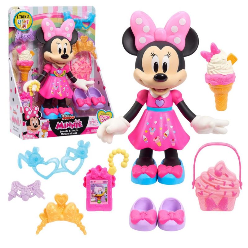 Muñeca Just Play Disney Junior Sweets & Treats de Minnie Mouse 25 cm