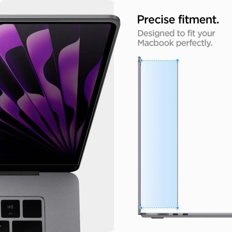Protector de pantalla Spigen SafeView para MacBook Air 15" M2-M5