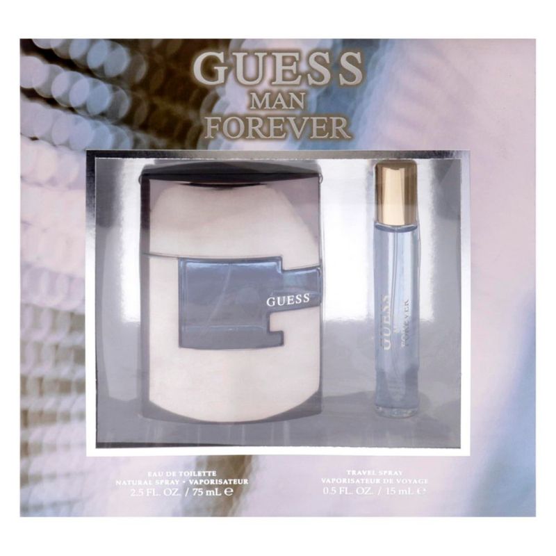 Set de regalo Perfume Guess Forever para hombre 75 ml EDT en aerosol