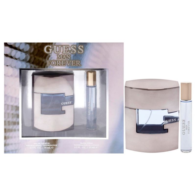Set de regalo Perfume Guess Forever para hombre 75 ml EDT en aerosol