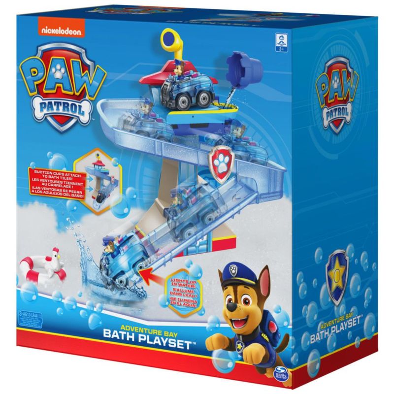 Set de juego para baño Paw Patrol Adventure Bay con Light-up Chase
