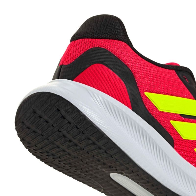 Zapatillas adidas Run Falcon 5 Niños Rojo Limón Talle 6.5