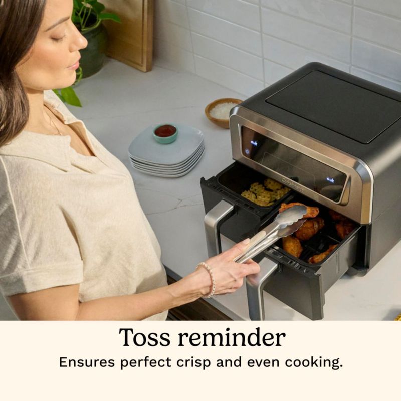 Freidora de Aire Cuisinart de Doble Canasta 8.5 QT 4 Funciones