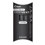 Recarga de Bolígrafo PILOT V5 V7 Negra Paquete de 3