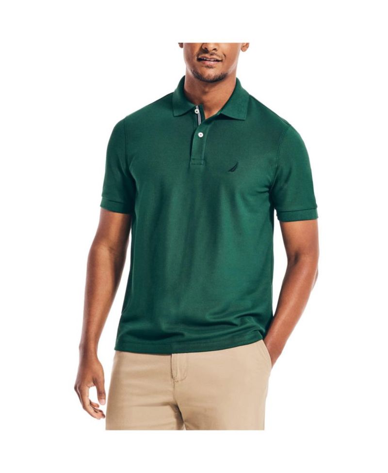 Remera Polo Nautica Clásica de Manga Corta Verde Marea 3XL