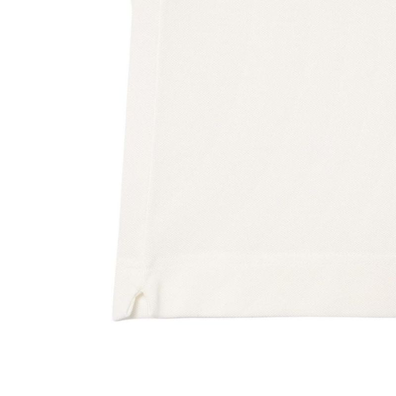 Camisa Polo Lacoste París Stretch Piqué Color Harina Talle M