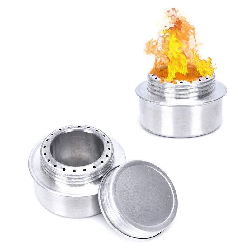 Estufa portátil Acxico Mini de aleación de aluminio 7 cm x 4 cm