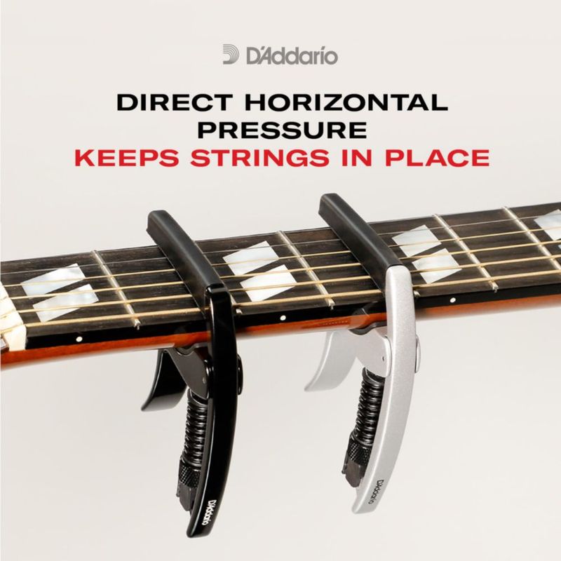 Capo D'Addario NS Artist para Guitarra Clásica de 6 Cuerdas Negro