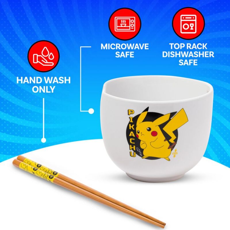 Plato de Cerámica Silver Buffalo Pikachu 590 ml