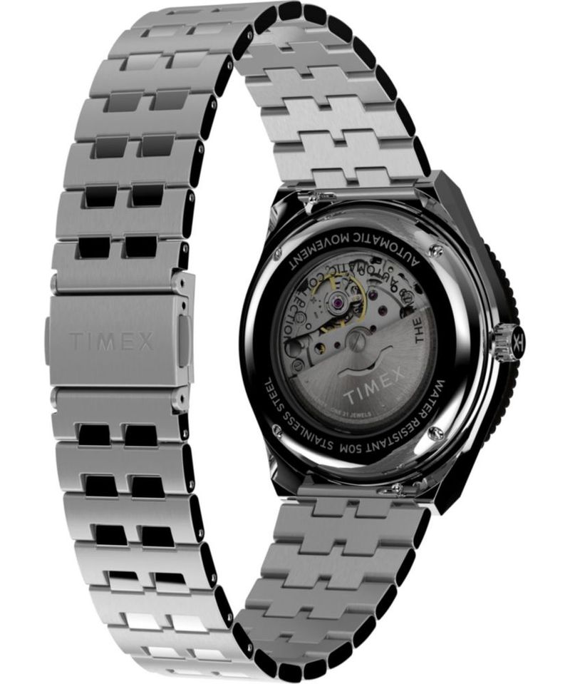 Reloj Timex M79 Automático 40mm Esfera Azul Resistente al Agua 50m