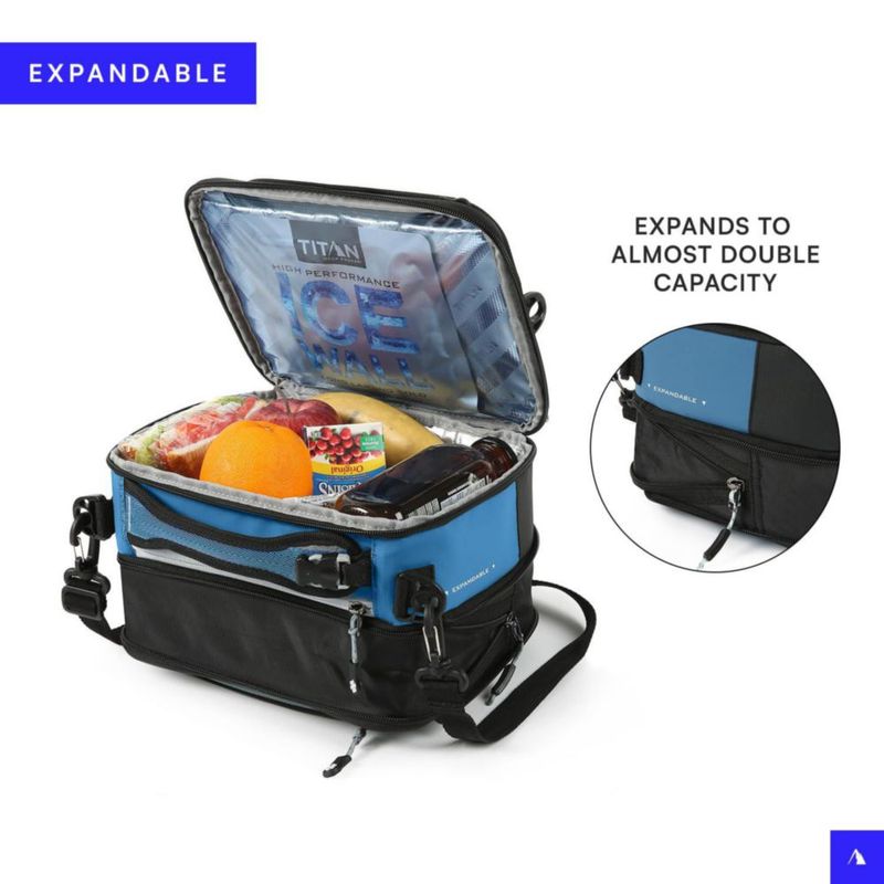 Bolsa Térmica Expandible Titan para Comidas con Paquetes de Hielo