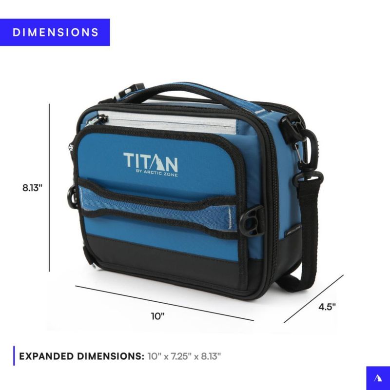 Bolsa Térmica Expandible Titan para Comidas con Paquetes de Hielo