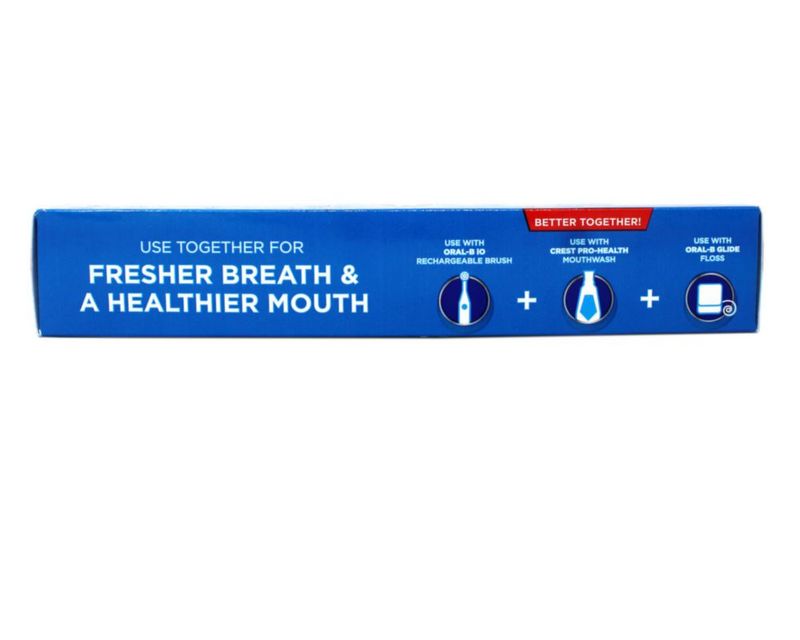 Pasta Dental Crest Plus Limpieza Profunda con Flúor 153 g