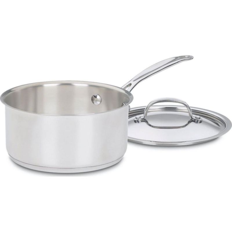 Cacerola Cuisinart Chef's Classic de acero inoxidable de 2 litros con tapa