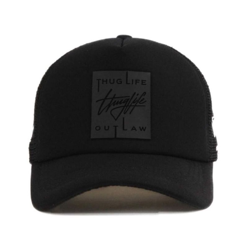 Gorra Trucker Flipper Thuglife con Parche de Goma Malla Talla L~XL 59-61 cm