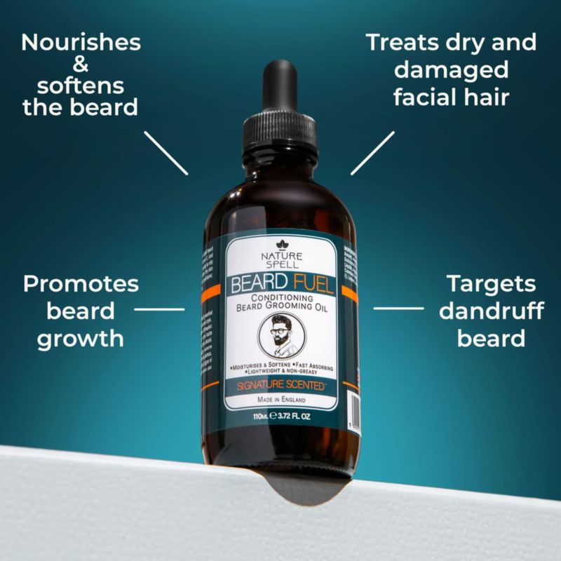 Aceite para Crecimiento de Barba Nature Spell Botella XL 110 ml
