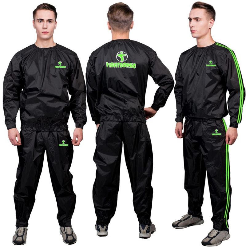 Conjunto de Sudor Sauna MMA FIGHTSENSE 3XL Verde