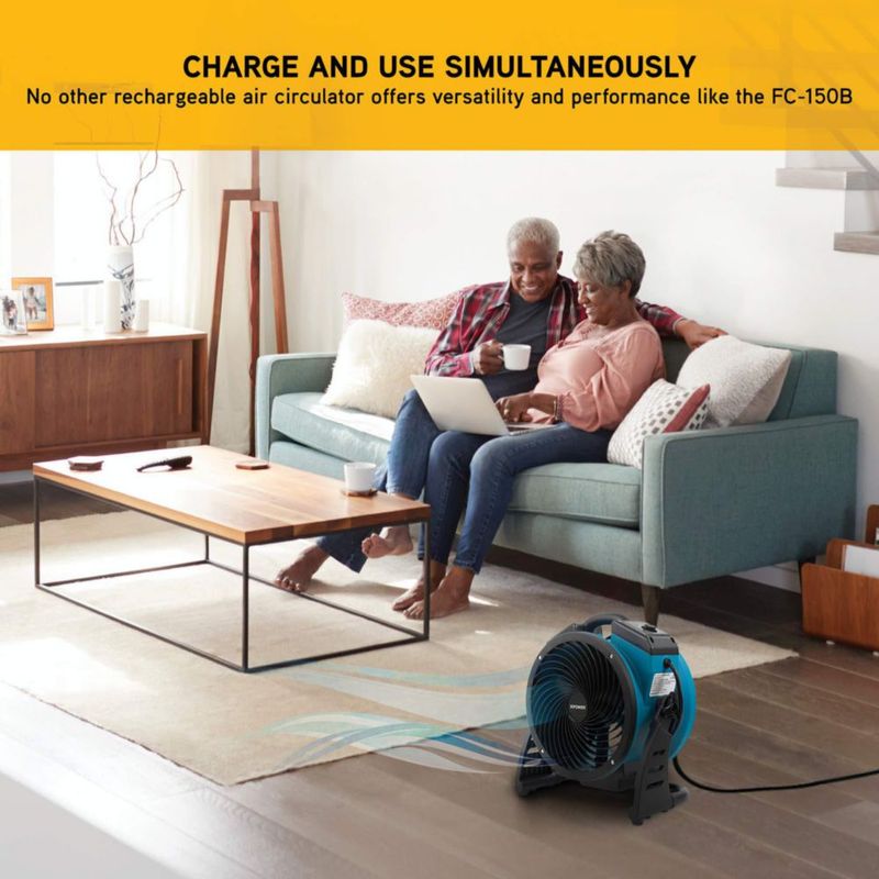 Ventilador Eléctrico XPOWER Utility con Hélice de 11" para Circulación de Aire