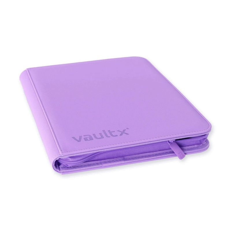Archivador Vault X 9 bolsillos con cierre para 360 cartas Exo-Tec morado