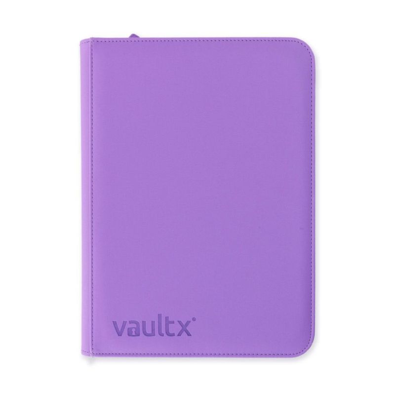 Archivador Vault X 9 bolsillos con cierre para 360 cartas Exo-Tec morado
